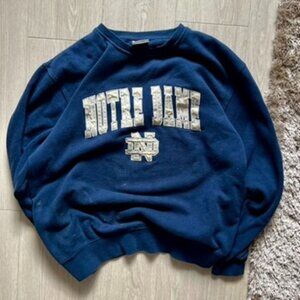 Notre Dame Fighting Irish Sweater Mens Large NCAA Crewneck Stadium Embroidered